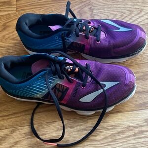 Brooks Women's Purple and Teal Athletic Shoes